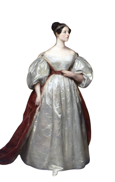 Gemälde von Ada Lovelace, der ersten Programmiererin & Visionärin des Computers, gemalt von Margaret Sarah Carpenter