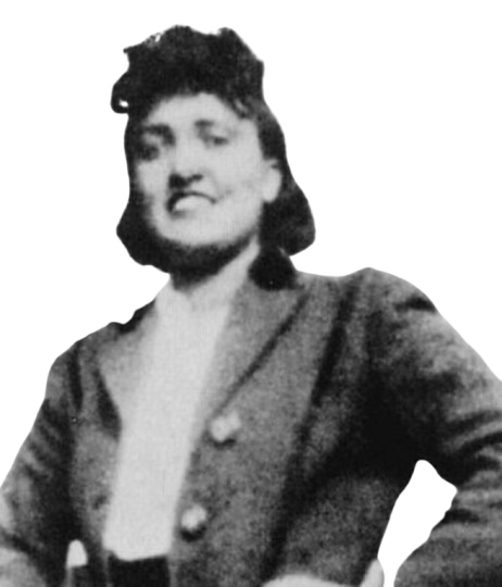 Foto: Oregon State University, CC BY-SA 2.0 Eine junge lächelnde Frau mit Kopfschmuck und schickem Mantel namens Henrietta Lacks